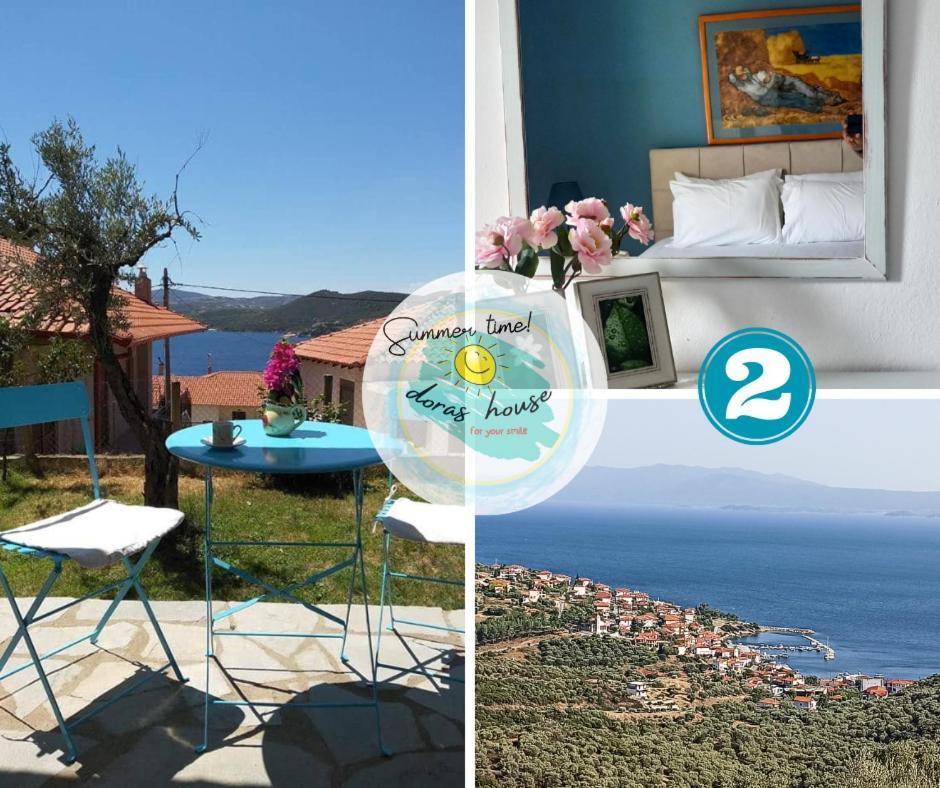 Dora'S House Comfortable Apartment With A Yard And View Pyrgadikia Dış mekan fotoğraf